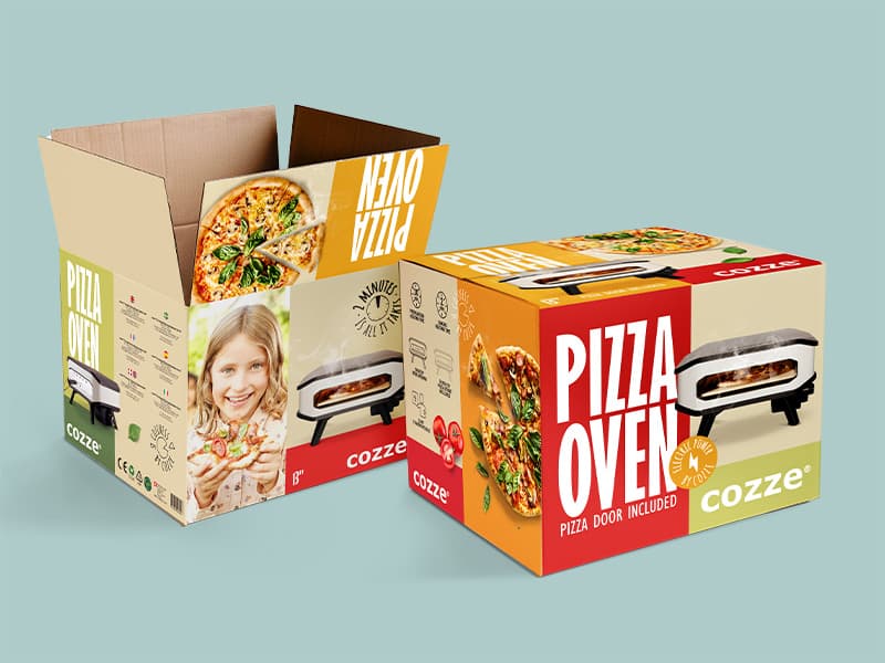 Emballager designet af Brand Makers til Kystfisken